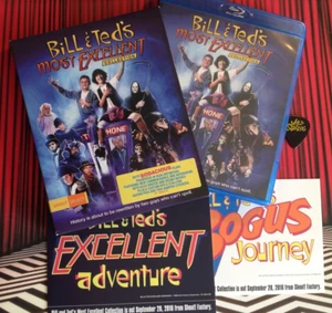 BILL & TED'S MOST EXCELLENT COLLECTION (Blu-ray, 3-Disc) + SLIPCOVER & PLECTRUM! - Imagen 1 de 13