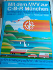 Plakat C-B-R München Cararvan-Boot-Internationaler Reisemarkt 1990 DIN A0 TOP!