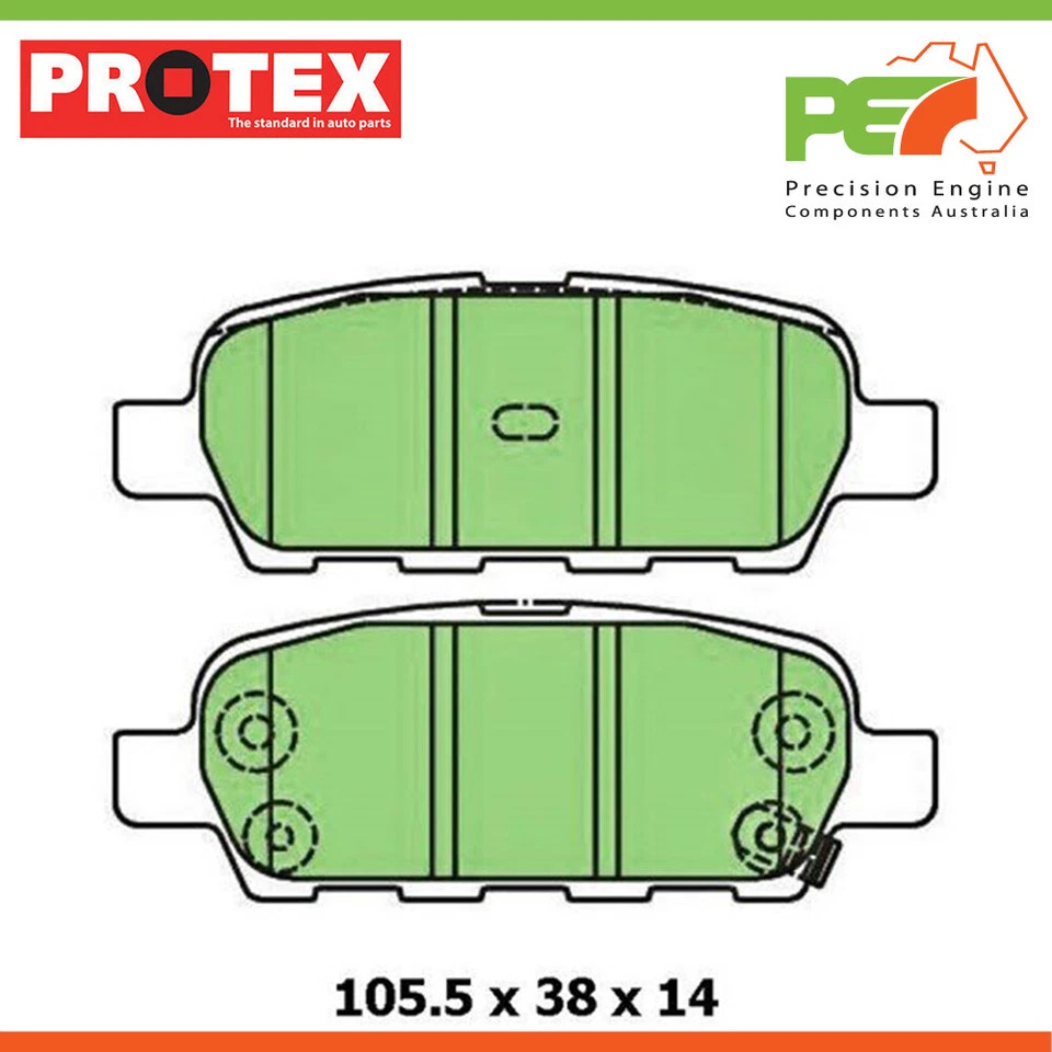 New PROTEX Ultra DISC PAD SET To Suit NISSAN DUALIS/DUALIS + 2 .0 [J10] 2L - image 1 of 4