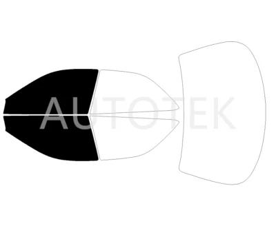 PreCut Film Front Two Windows Any Tint Shade For Acura Integra Sedan 1994-1997 - Image 1 of 4