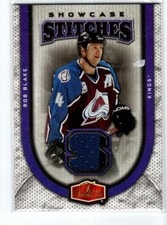 2006-07 Flair Showcase Stitches #SSBL Rob Blake