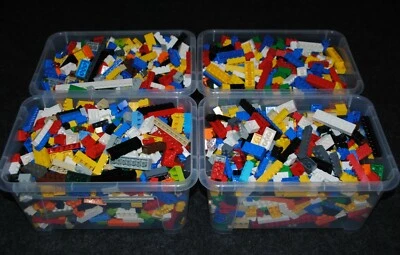 LEGO® 200 Steine Hoch Basic Bausteine Grundbausteine Basis gemischt Konvolut  - Bild 1 von 4