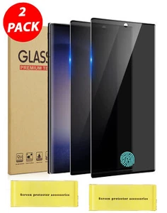 Confezione da 2 CONFEZIONI per Samsung Galaxy S22 S23 Ultra Anti-Spy Privacy Proteggi schermo vetro - Foto 1 di 23