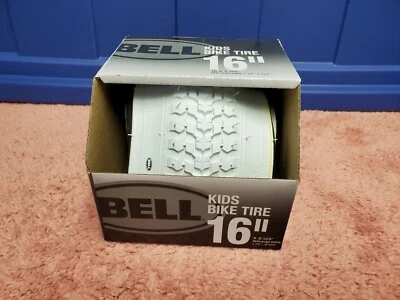 Bell Bicycle Kids Bike Tire 16" White Bicycle Bike Tire 16 x 2.125 NEW - Image 1 of 4
