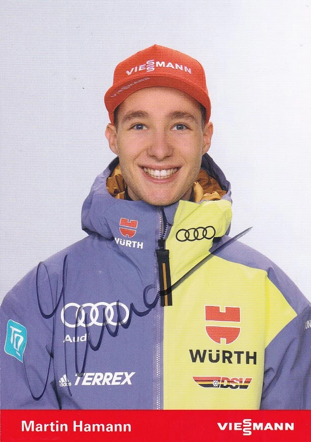 Martin HAMANN - Deutschland, Gold Jun.-WM 2015 Skispringen, Original-Autogramm! - Bild 1 von 1