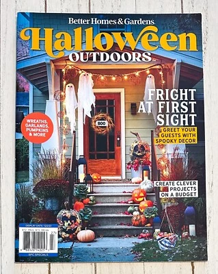 Better Homes & Gardens HALLOWEEN Outdoors Magazine Projects Decor Fall Holiday - Image 1 of 3
