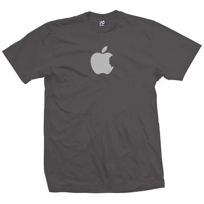 Youth Steve Jobs Tribute T-Shirt | Silhouette Apple Logo RIP Memorial Kids Tee - Image 1 of 2