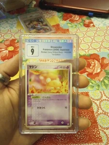 PSA 9 MINT 2004 TEAM ROCKET gang strikes back SLOWPOKE CARD pop 5 Japanese  - Picture 1 of 3