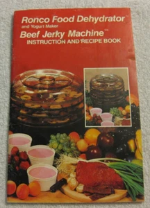 Ronco Food Dehydrator Yogurt Maker Beef Jerky Machine Instruction & Recipe Book - Picture 1 of 2