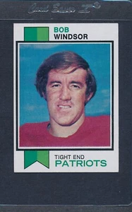 1973 Topps #144 Bob Windsor Patriots NM *1266 - Picture 1 of 1