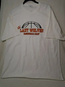 Lil' Lady Wolves Basketball Camp Tshirt by Port & Company Sz 2XL 100% Cotton - Picture 1 of 10