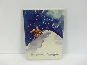 Family Touch Greeting Card Don’t give up Keep plugging 6 Cards And Envelopes - Picture 1 of 1