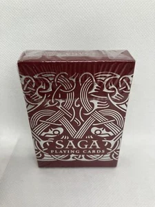 Saga Raiders Matte Red Edition Playing Cards, Limited 1,000, Rare & Collectable! - Picture 1 of 12