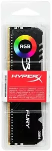 Kingston - HX426C16FB3A/8 - Memory 8GB 2666MHz DDR4 DIMM 1Rx8 HyperX FURY RGB - Picture 1 of 2