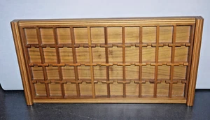 vitrina abierta de madera para encendedores coleccionables Zippo sostiene x 40 - Imagen 1 de 5