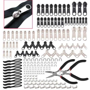 Fix Zipper Zip Slider Rescue Instant Repair Tool Kit Replacement/Install Pliers - Imagen 1 de 16