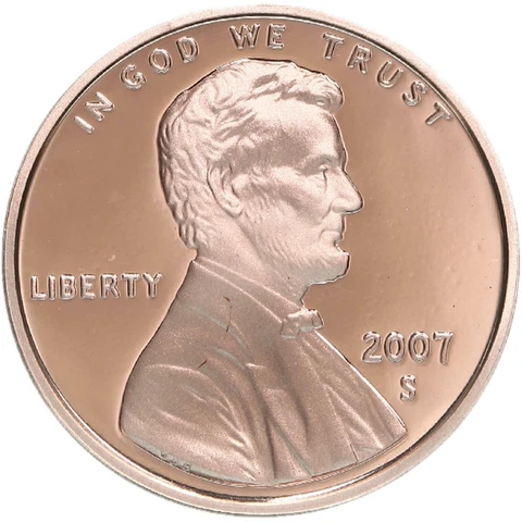 2007 S Lincoln Memorial Cent Gem Deep Cameo Proof Penny Cover