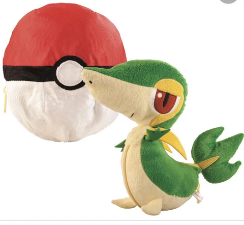 Pokémon Transforming Poké Ball 'Snivy' by TOMY 2013 Pokemon Rare EUC Cover
