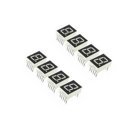 10pcs Red 7 Segment 0.5'' LED Display Digital Tube Common Anode 1 Bit  NEW - Image 1 of 4