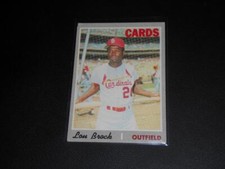 1970 Topps #230 LOU BROCK card! CARDINALS! HOF!