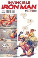 INVINCIBLE IRON MAN (2015) #1 - Putri Variant - New Bagged