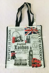 London Eye Big Ben souvenirGift Bag Red Phone Bag Reusable ShoppingGift DivineUK - Picture 1 of 3