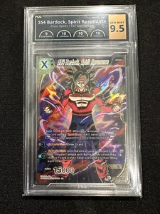 Dragon Ball Card Game- SS4 BARDOCK, SPIRIT RESONANCE- GRADED CARD 9.5 - Picture 1 of 1