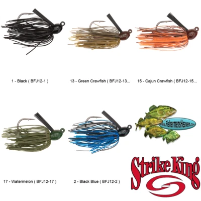 Strike King Jigs Bitsy Bug Flipping (BFJ12) Any 5 Color 1/2oz Finesse Lures