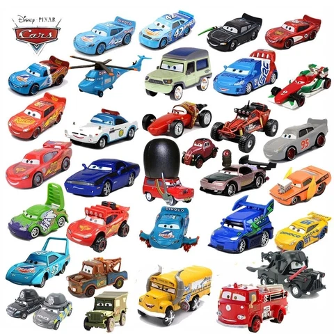 Disney Pixar Cars Lot Lightning McQueen 1:55 Diecast Model Car Toys New Gift Cover