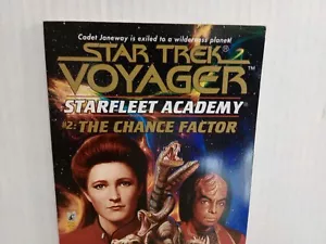 Star Trek Voyager: Starfleet Academy #2 The Chance Factor, Paperback Book, VG - Picture 1 of 5