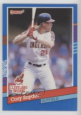 1991 Donruss Cory Snyder (8 Purple Stripes on Right Border) #288 - Image 1 of 2