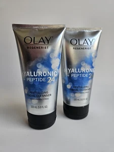 Olay Regenerist Hyaluronic + Peptide 24 Facial Cleanser 150ml Original Pack Of 2 - Picture 1 of 4