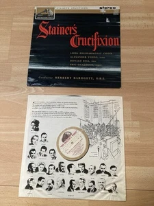 Strainer : The Crucifixion ASD 454 Album Record Vinyl HMV Herbert Bardgett 1962 - Picture 1 of 3