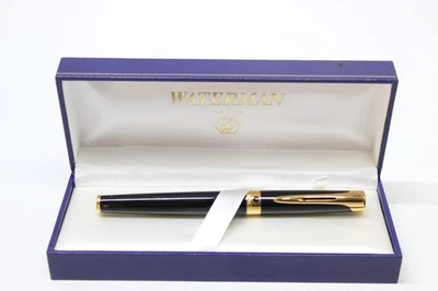 Waterman l'Etalon Fountain Pen Black & Gold 18K Nib Medium - Image 1 of 4