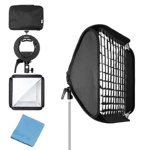 24x24inch 60x60cm Grid Strip Softbox with S2 S-Type Speedlite Bracket Bowens ... - Picture 1 of 9
