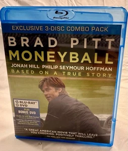 Moneyball (Three-Disc Blu-ray/DVD Combo Blu-ray - Picture 1 of 5