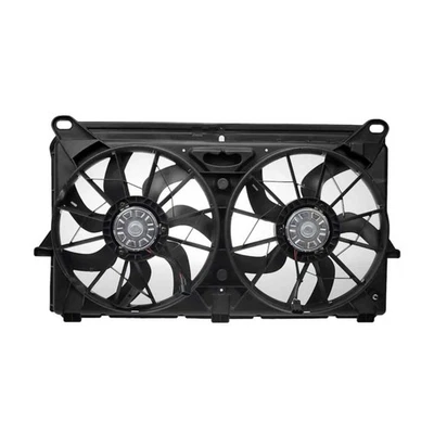 For GMC Yukon/Yukon XL 1500 2007-2014 Radiator Fan | Plastic Brushed Motor Black - Image 1 of 4