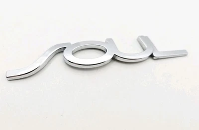 2014-2021 KIA SOUL EMBLEMA PORTÃO TRASEIRO LOGOTIPO EMBLEMA SINAL SÍMBOLO - Imagem 1 de 3