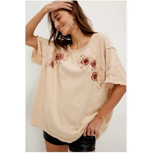 Maglietta Free People We The Free Harper Medium NUOVA - Foto 1 di 5