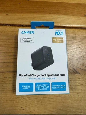 ANKER GaN 45W USB-C PD Super Fast Wall Charger ANA2643J11-1 - BRAND NEW SEALED - Image 1 of 3