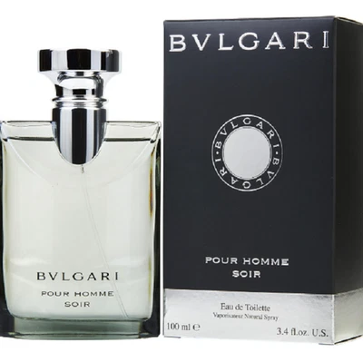 Pour Homme Soir Bvlgari Eau de Toilette Spray 3.4 OZ / 100 ml Para Hombres Nuevo Sellado Foto 1 de 4