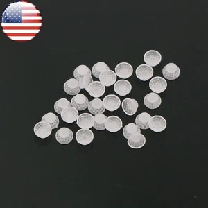 US 100Pcs Dental Orthodontic Ceramic Lingual Button Bondable Round Base Mesh - Picture 1 of 7