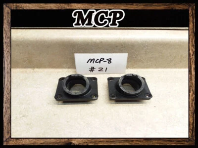 De colección 1973-1976 Yamaha RD400 RD350 RD250 Carburador Colector Junta Soporte Par MCP-8 #21 Foto 1 de 4