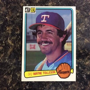 1983 Donruss #573 Wayne Tolleson Texas Rangers - Picture 1 of 2