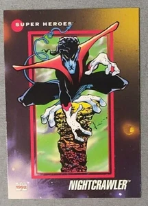Tarjeta coleccionable Impel Marvel Universe Series 3 #22 1992 Nightcrawler super Heroes - Imagen 1 de 2