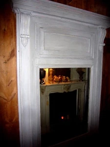 Spiegel  Wandspiegel Stuckspiegel mirror trumeau Louis XVI Kamin Rahmen Stuck - Bild 1 von 6