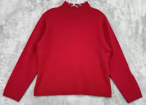 Lord & Taylor Sweater Womens XL Cashmere Lightweight Cozy Knit Mock Neck Casual - Picture 1 of 8