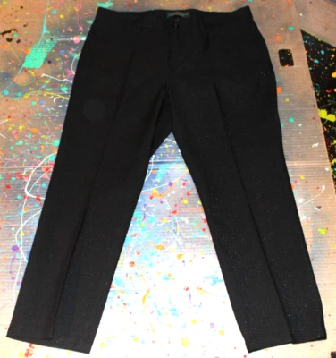 Ralph Lauren Pantalones Negros Denim Serpiente Dorada Bordado Hilo Metálico 14P Foto 1 de 4