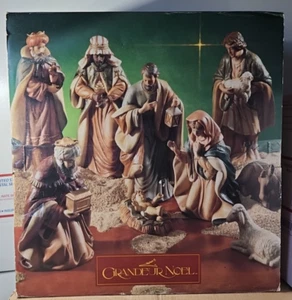 Grandeur Noel Bethlehem Krippe Weihnachten Set Collector's Edition 10" Figuren - Bild 1 von 7