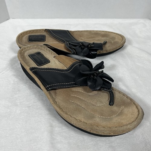 Sandali donna Clarks Artisan in pelle nera taglia 11M